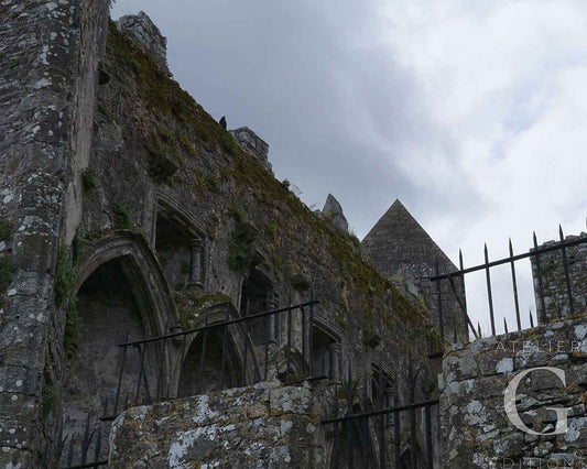 lone raven atop the rock of cashel